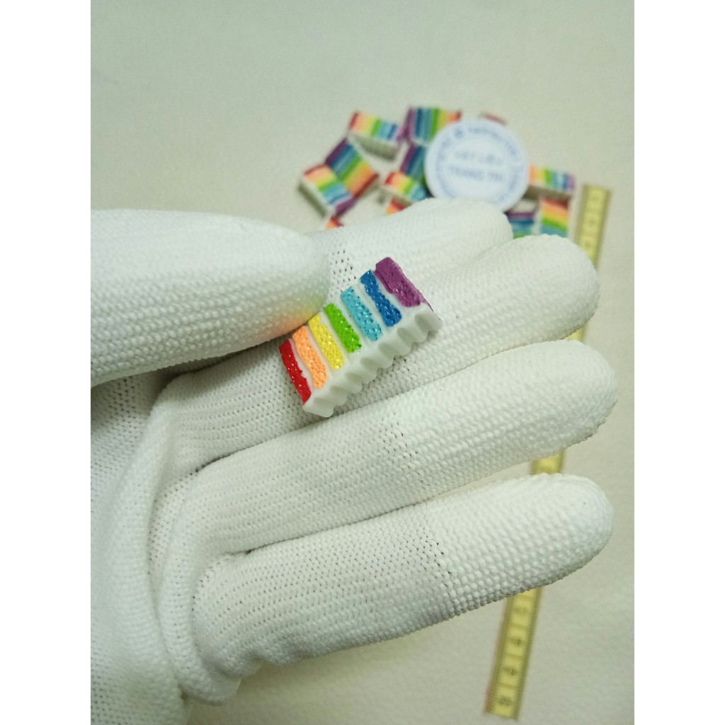 [HCM]Mô Hình Miếng Bánh 7 Màu Charm Slime [1 cái ]
