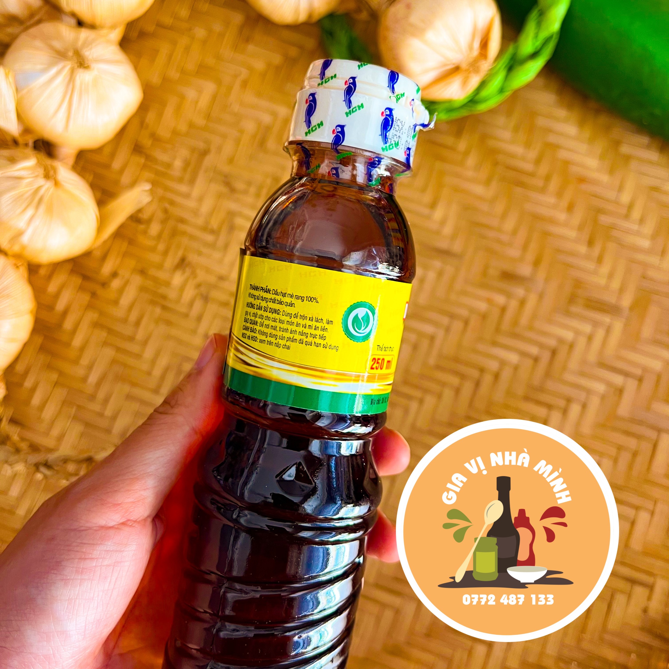 DẦU MÈ CON KÉT  HCH - CHAI 250ML