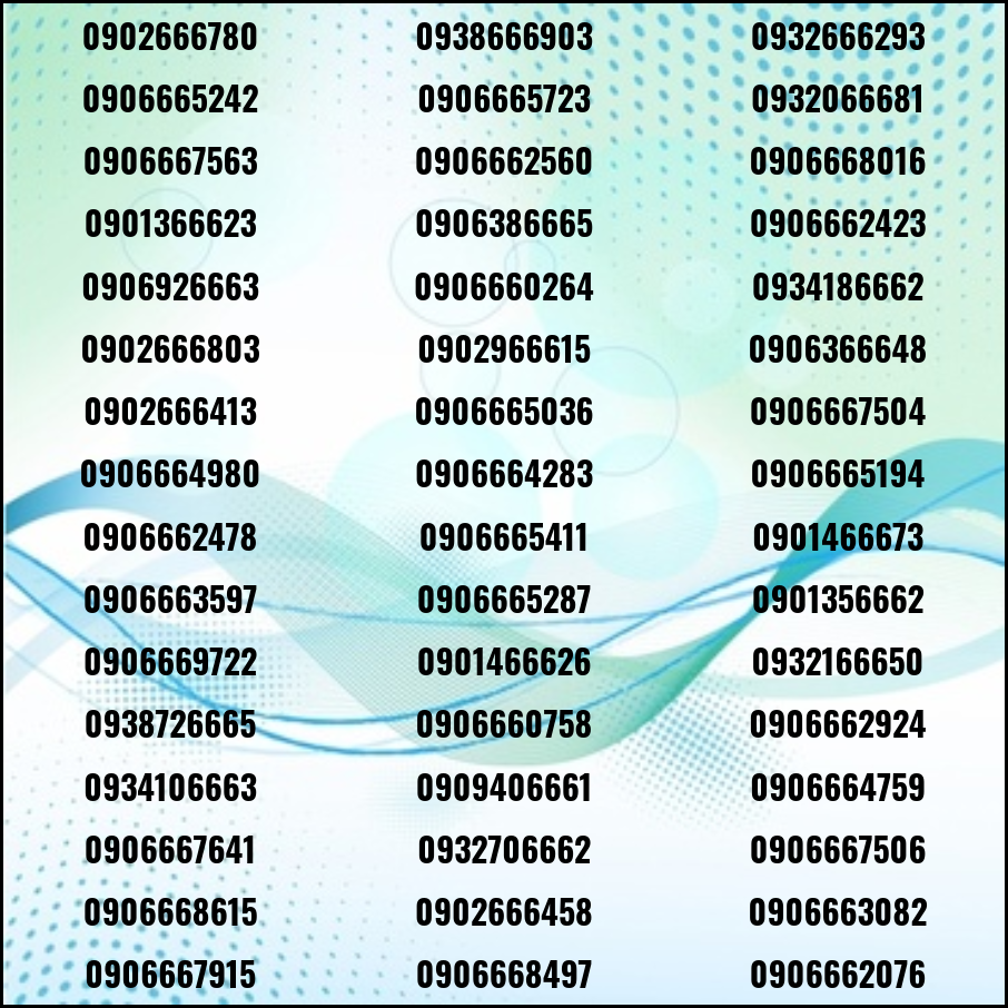 Sim Mobifone tam hoa đầu 09