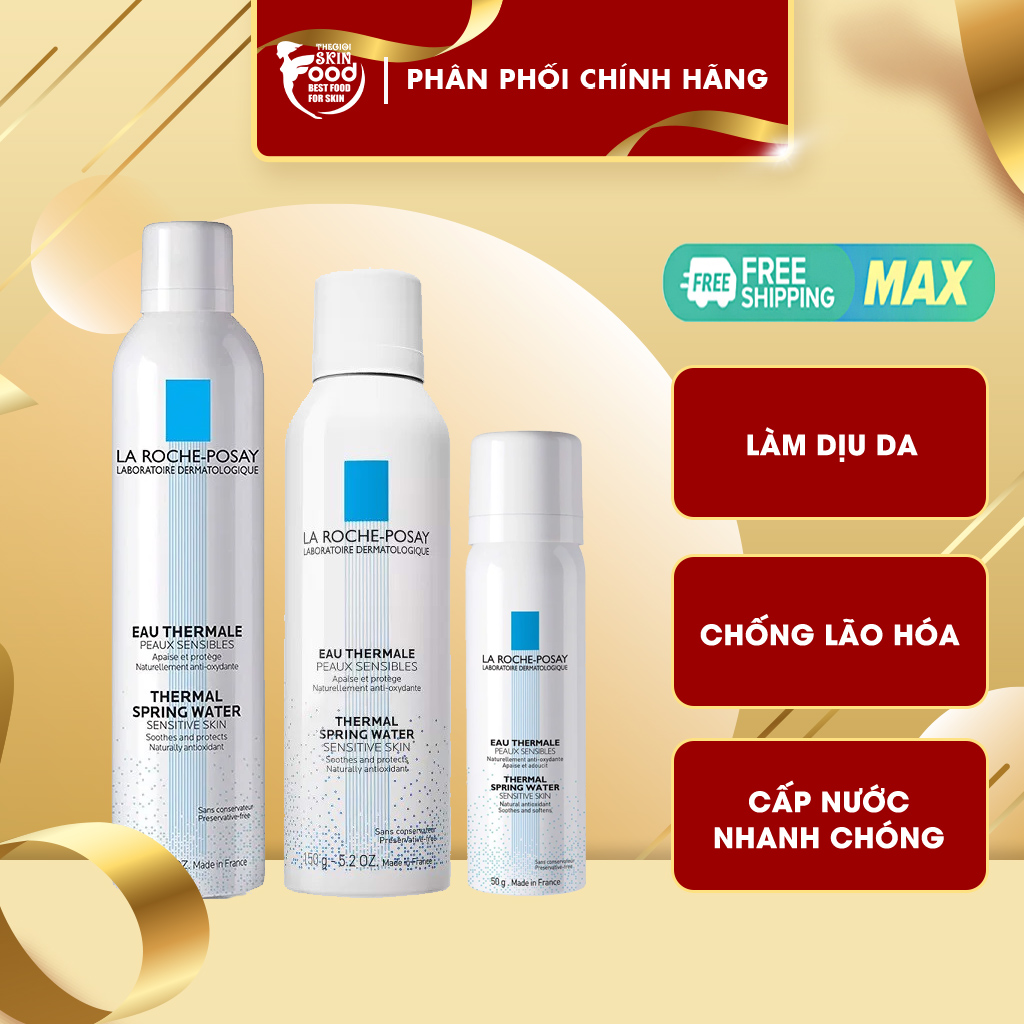 Nước Xịt Khoáng Làm Dịu Da, Giảm Kích Ứng & Chống Oxy Hóa La Roche Posay Thermal Spring Water Sensitive Skin