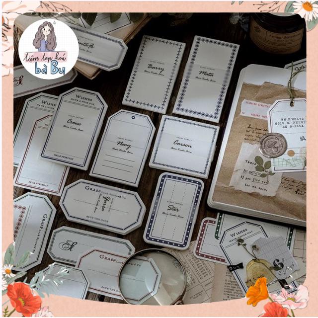 Tập 30 Labels Trang Trí Kiểu Cổ Điển