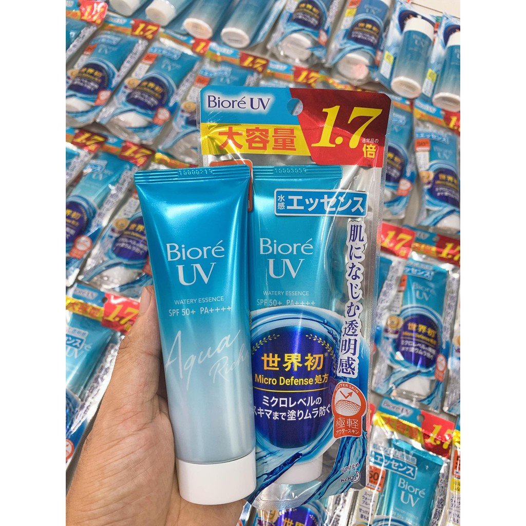 Kem Chống Nắng Biore UV Aqua Rich Watery Essence SPF 50+/ PA++++ 85g
