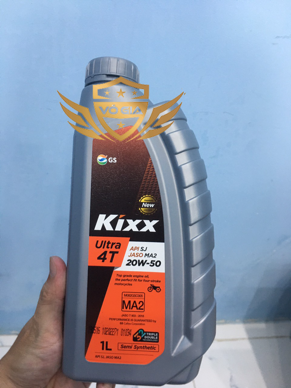 Nhớt Kixx Ultra 4T 20W50 API SJ JASO MA2 dùng cho các dòng xe số Wave Dream Sirius