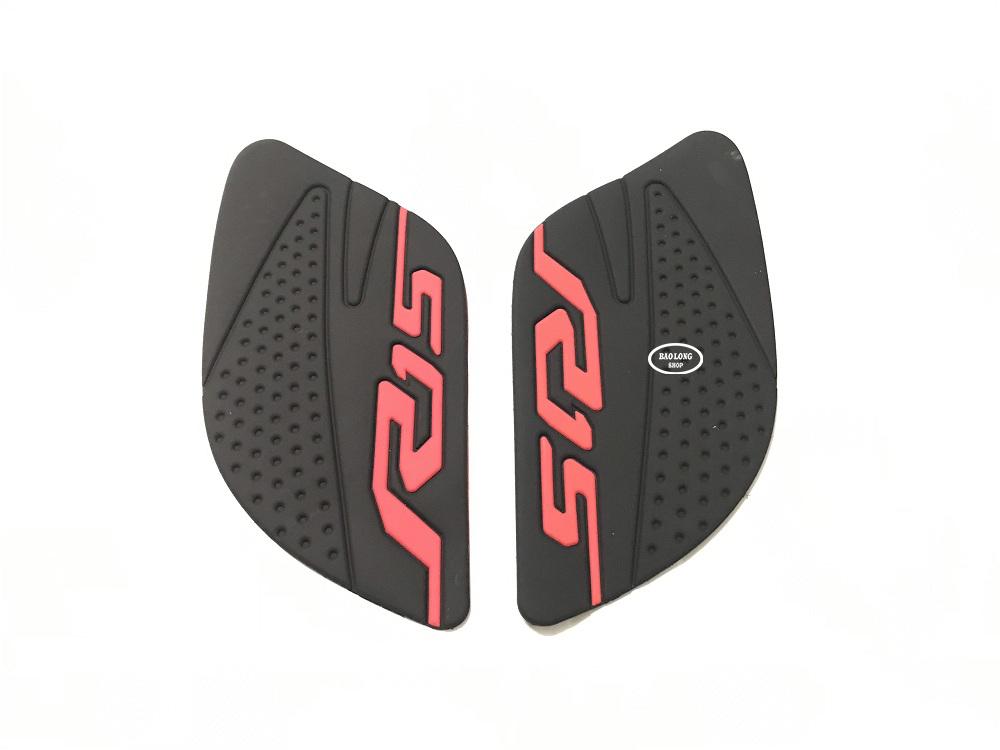2 miếng Cao Su dán bình xăng xe R15 (Màu Đỏ)
