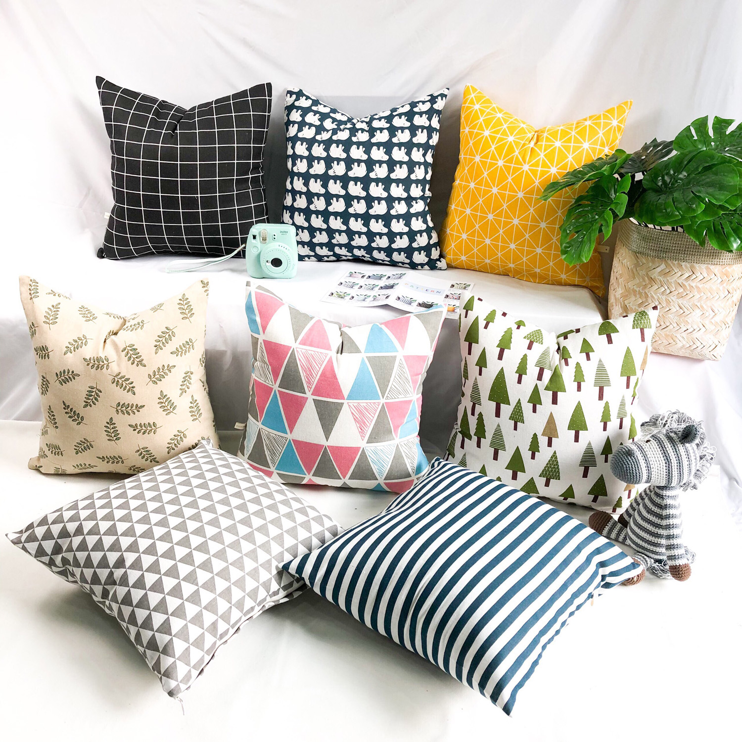 Vỏ Gối Tựa Sofa PATTERN (NO17-32) (45x45cm)