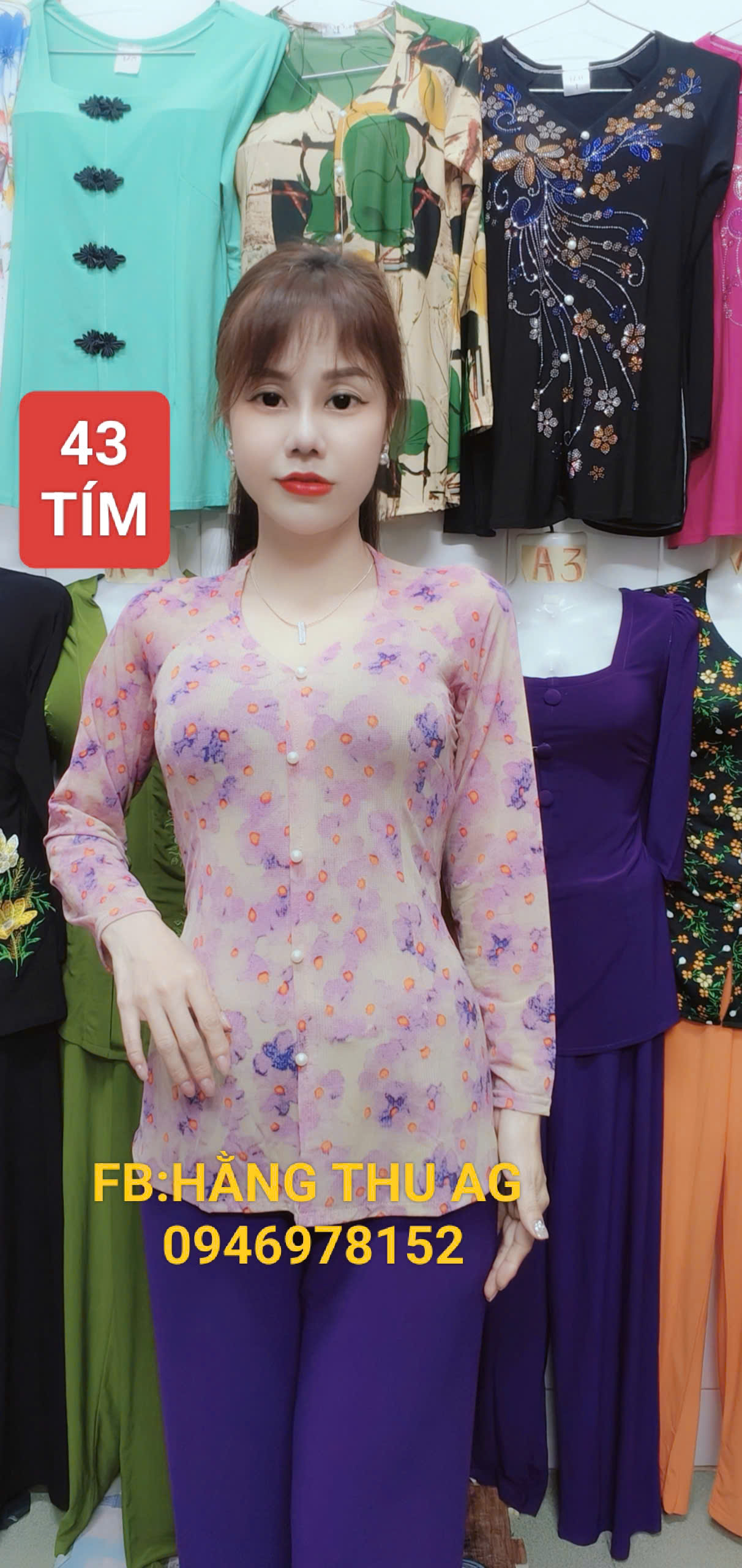 LẺ ÁO BÀ BA MÃ 28, 42 , 43, T46, 49, 50. KHÔNG KÈM QUẦN, QUẦN CÓ TRONG PHÂN LOẠI
