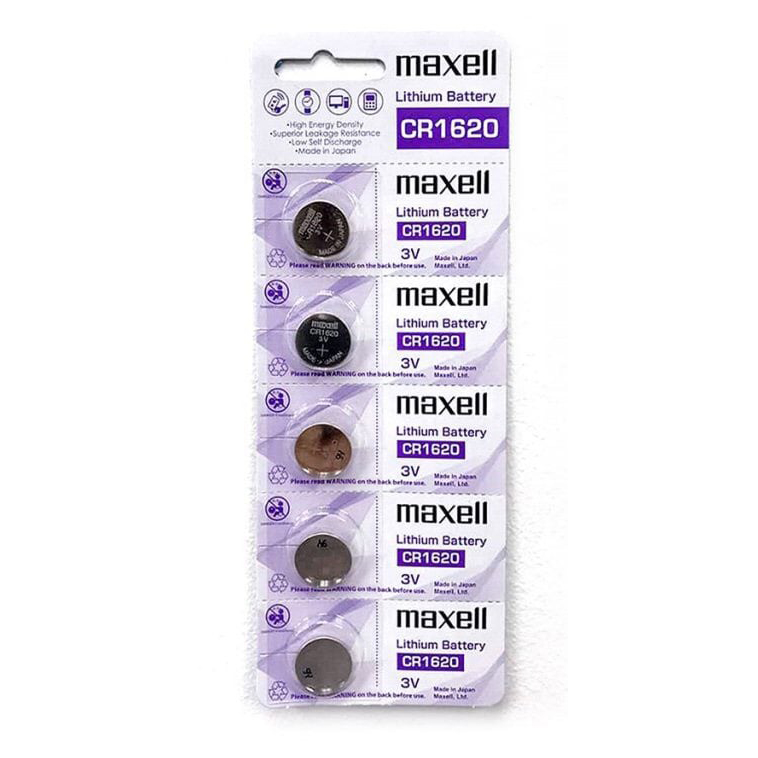Vỉ 5 viên pin maxell cr2032 / cr2025 / cr2016 / cr1632 / cr1620 / cr1616 / cr1220 / cr1216 maxell lithium 3v - made in japan
