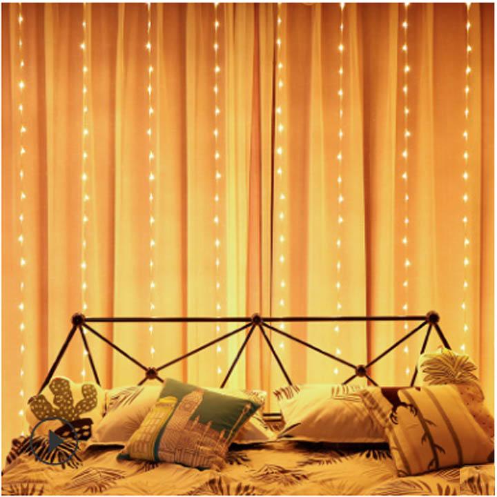 Đèn led rèm, led mành, hiệu ứng mưa rơi thác nước đổ cực đẹp