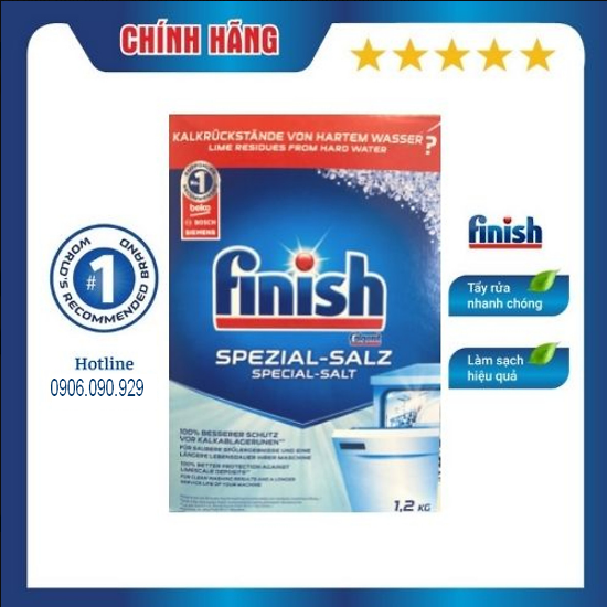 Bột rửa bát finish 2.5kg dùng cho Máy rửa bát