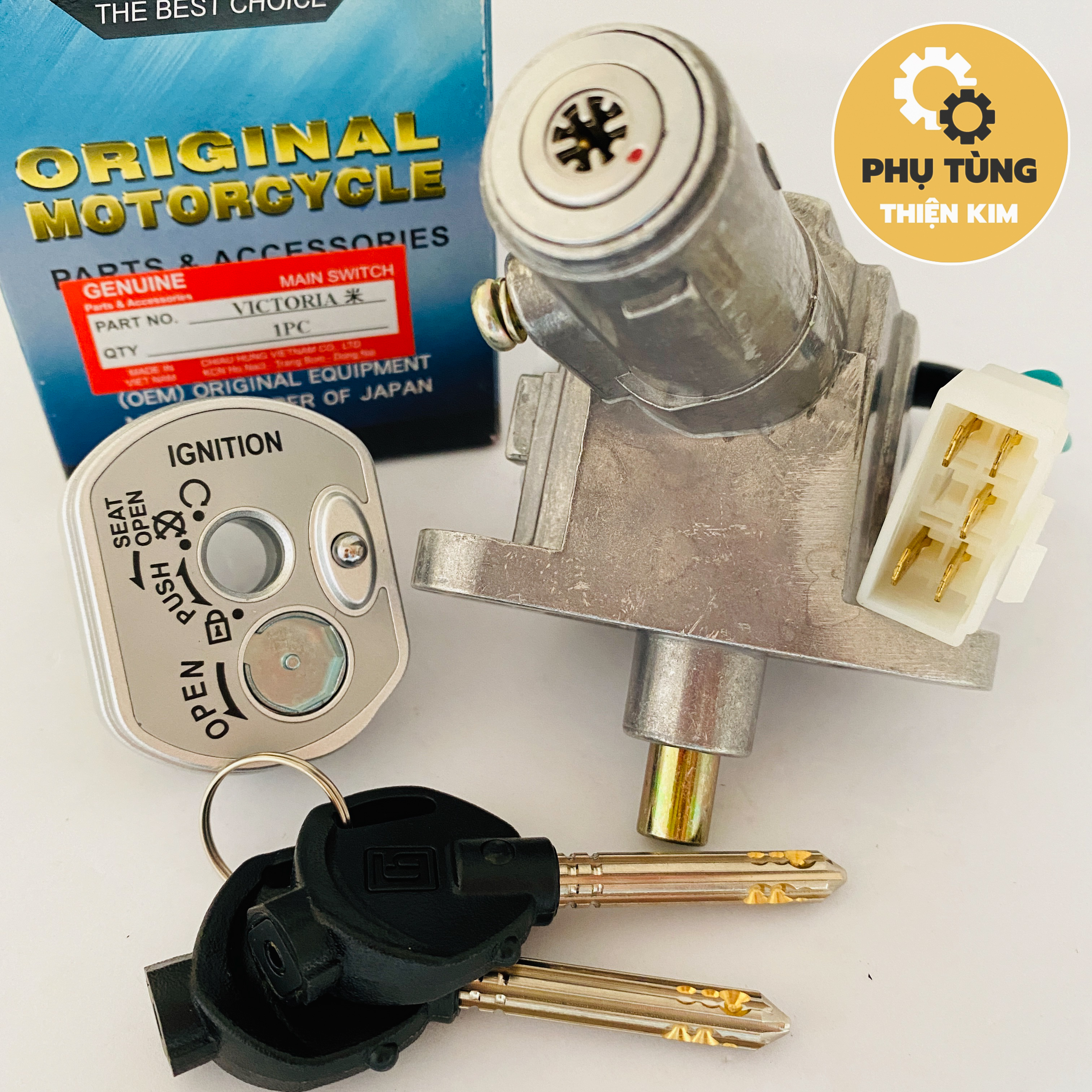 Ổ Khóa Từ 8 Cạnh SYM Attila Victoria 5 Dây