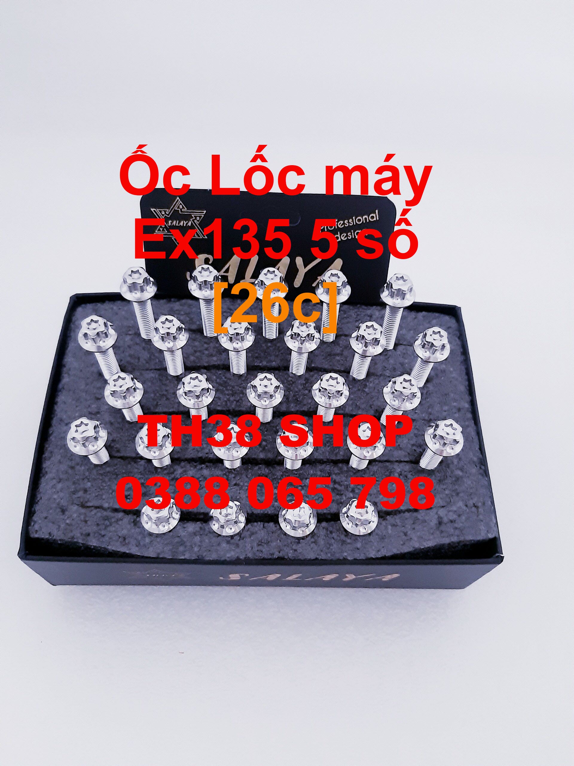 ốc lốc máy ex 135 5 số [salaya s03 26 con]