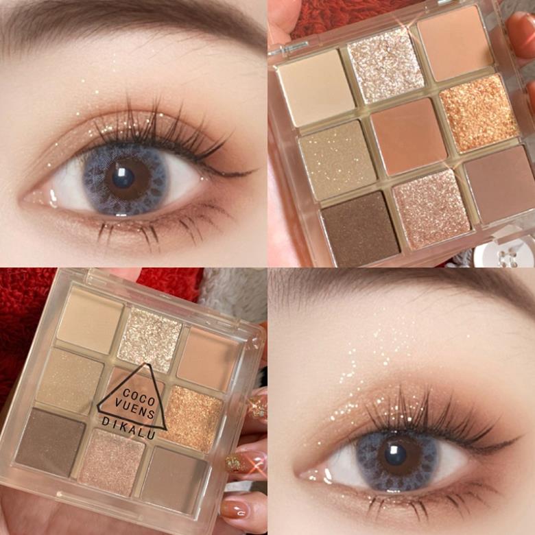 Bảng Phấn Mắt DIKALU Coco Venus 9 màu