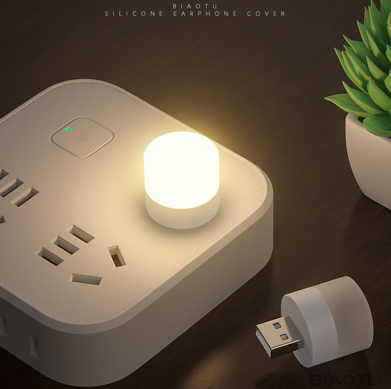 {HOT freeShip} Đèn Led Mini Bảo Vệ Mắt Đọc Sách, Đèn Led Ngủ Cổng USB