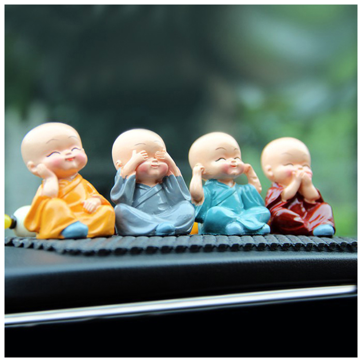 [Bộ 4 tượng] Bộ tượng 4 chú tiểu Tứ không