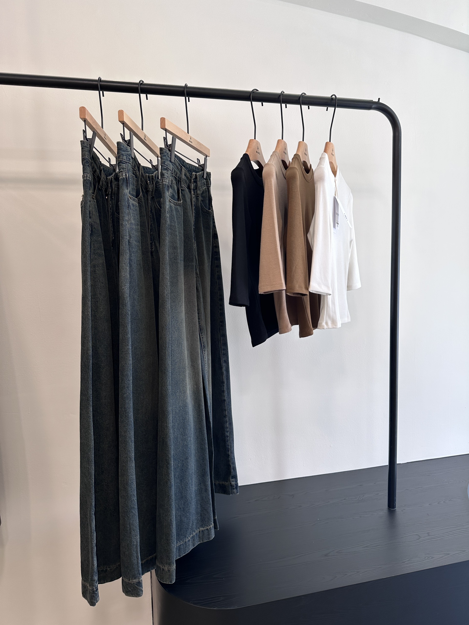 Quần jeans ống rộng BASIC CASUAL JEANS