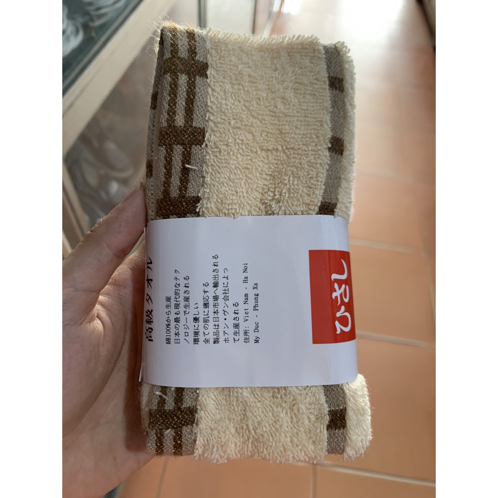 Khăn mặt bông cao cấp xuất khẩu Nhật Bản