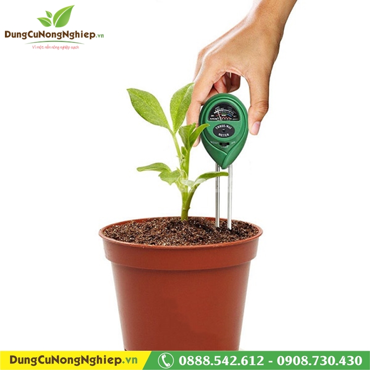Máy đo PH độ ẩm ánh sáng 3 trong 1