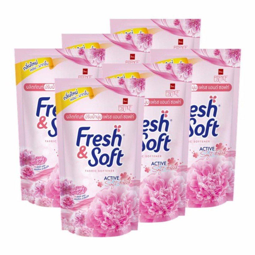 Combo 2 Túi Nước Xả Vải Quần Áo Fresh & Soft 500ml Thái Lan
