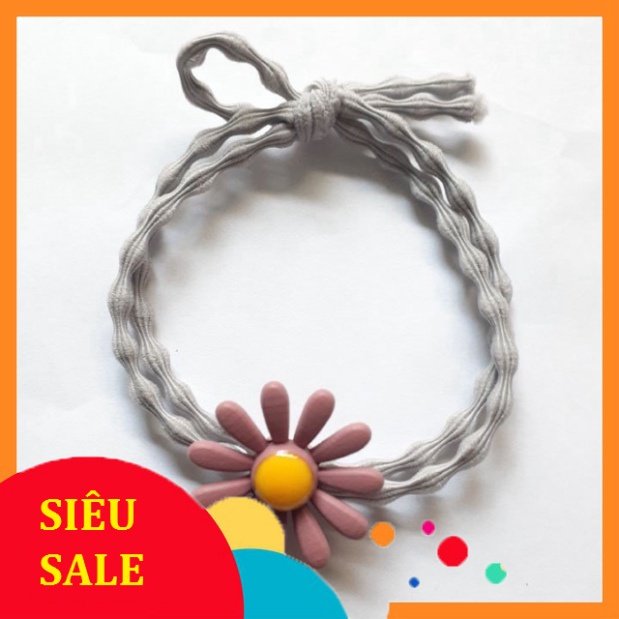 Dây chun cột tóc hình hoa cúc Hàn Quốc xinh xắn (màu ngẫu nhiên)
