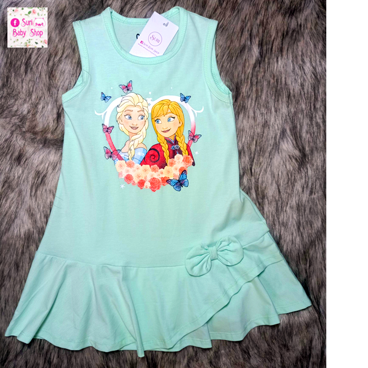 [HCM]Đầm chữ A hình Elsa (12-24kg) #đầm chữ A