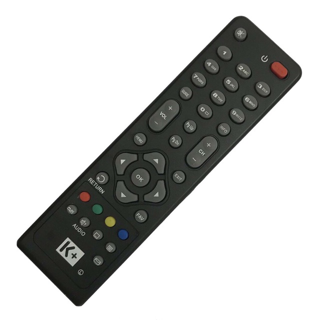 Khiển remote đầu thu K+ SD mẫu 1