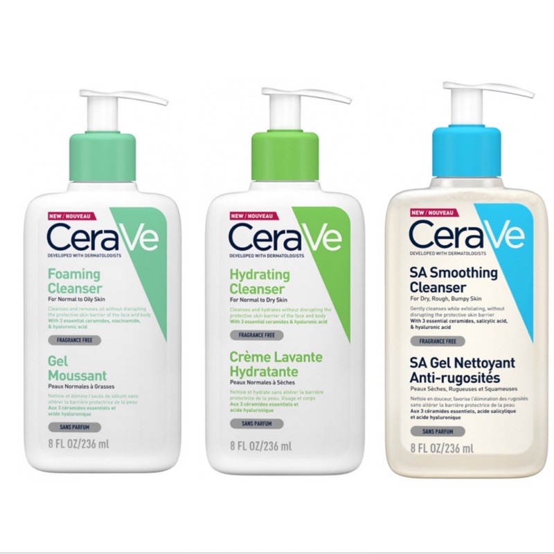 Sữa rửa mặt CeraVe Bản Pháp 236ml