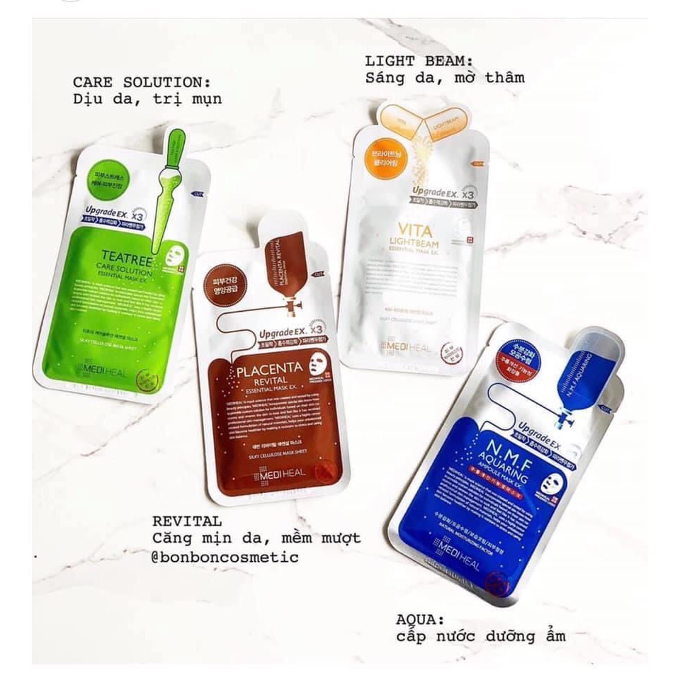 Mặt nạ chăm sóc da Mediheal Essential Mask REX-Đủ loại