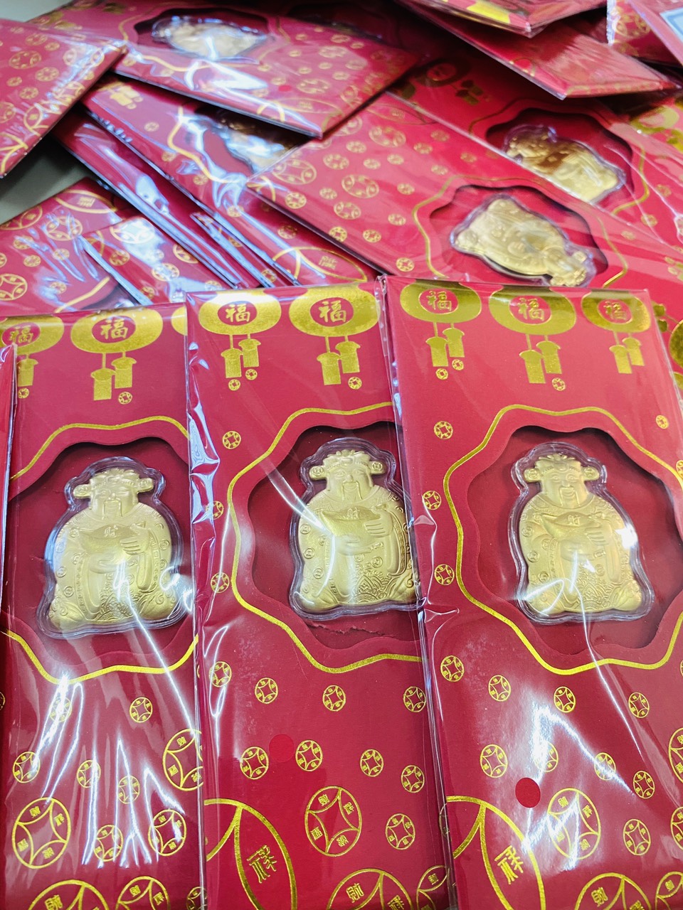 Combo 10 bao lì xì thần tài may mắn