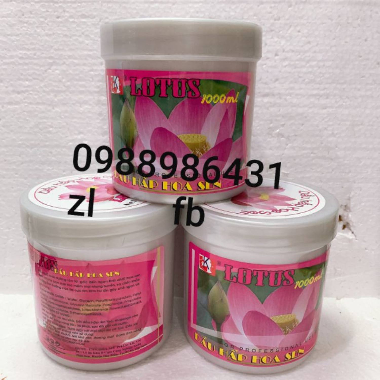 Dầu hấp tóc hoa sen 1000ml
