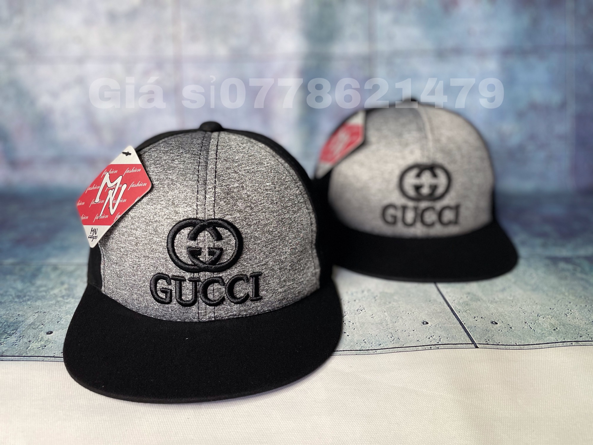 [HCM]Nón snapback trẻ em vá xám 1t tuổi đến 7tuôit