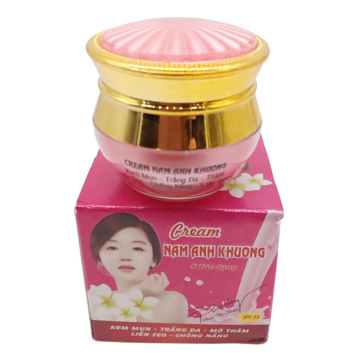 [HCM]Kem mụn - Trắng da - Mờ thâm - Liền sẹo - Chống Nắng Nam Anh Khương (18g)