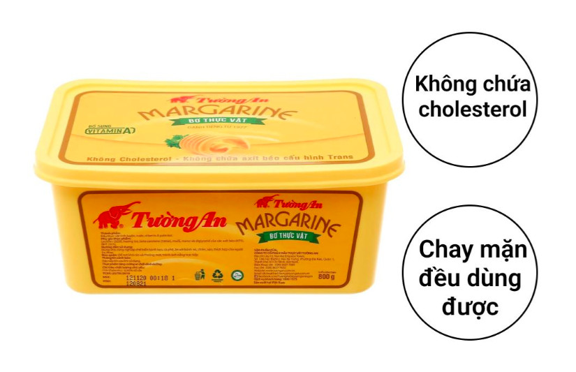 Bơ thực vật tường an hũ 800gr