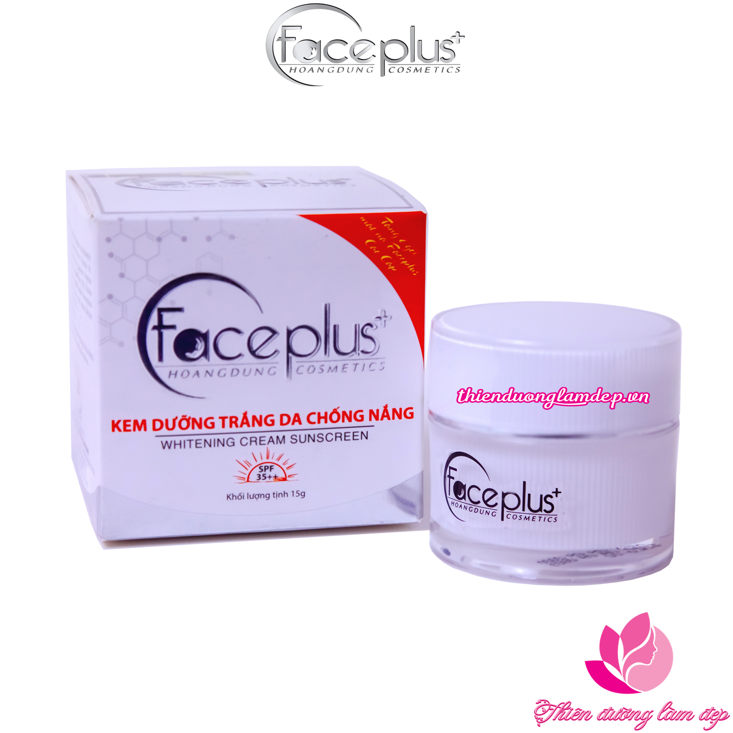 Kem dưỡng trắng da - Chống nắng 15g FacePlus+