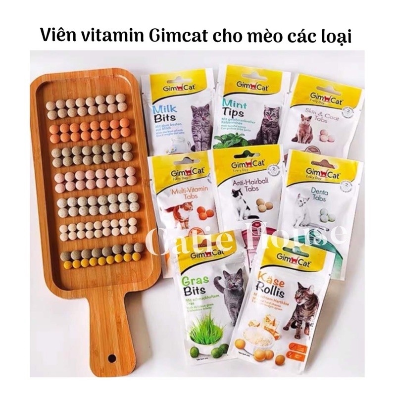 ☎✧卐 cocosho shop [Giao ngay HỎA TỐC] Viên vitamin Gimcat cho mèo các loại - Snack Gimcat vitamin - Vitamin cho mèo con