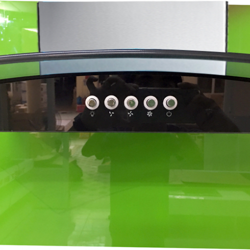 Máy hút mùi bếp kính cong 9 tấc KAFF KF-GB906