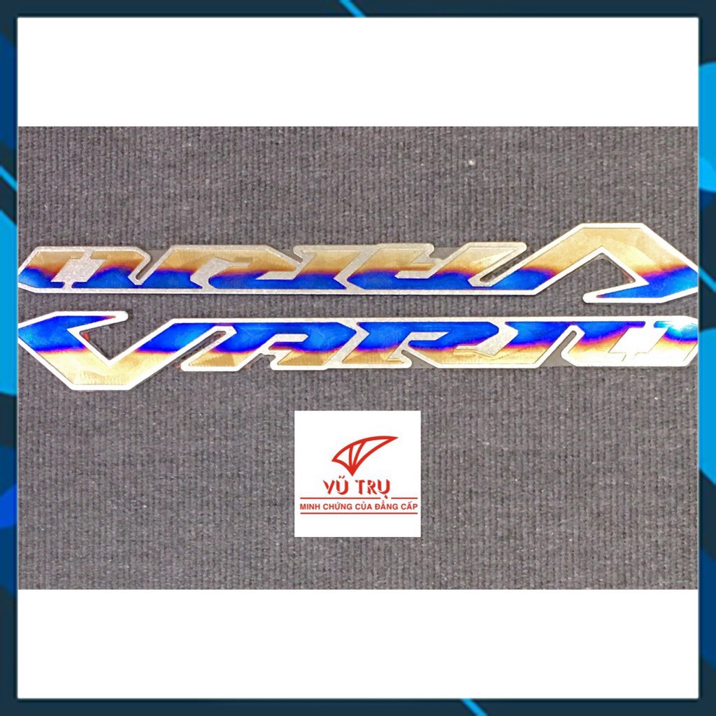 [Bao Đổi Trả] Bộ 2 Tem Logo Titanium Vario
