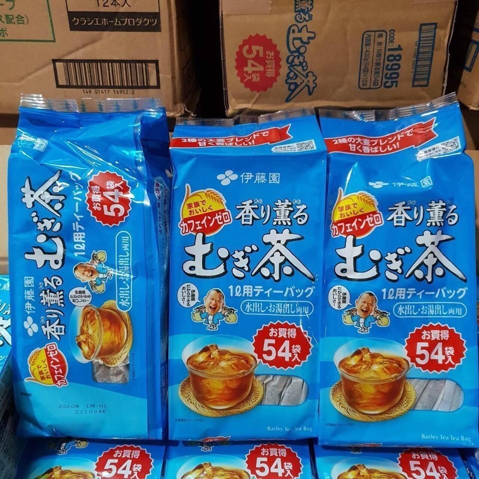 Trà lúa mạch Itoen Mugi Nhật Bản 54 gói Date 04/2022