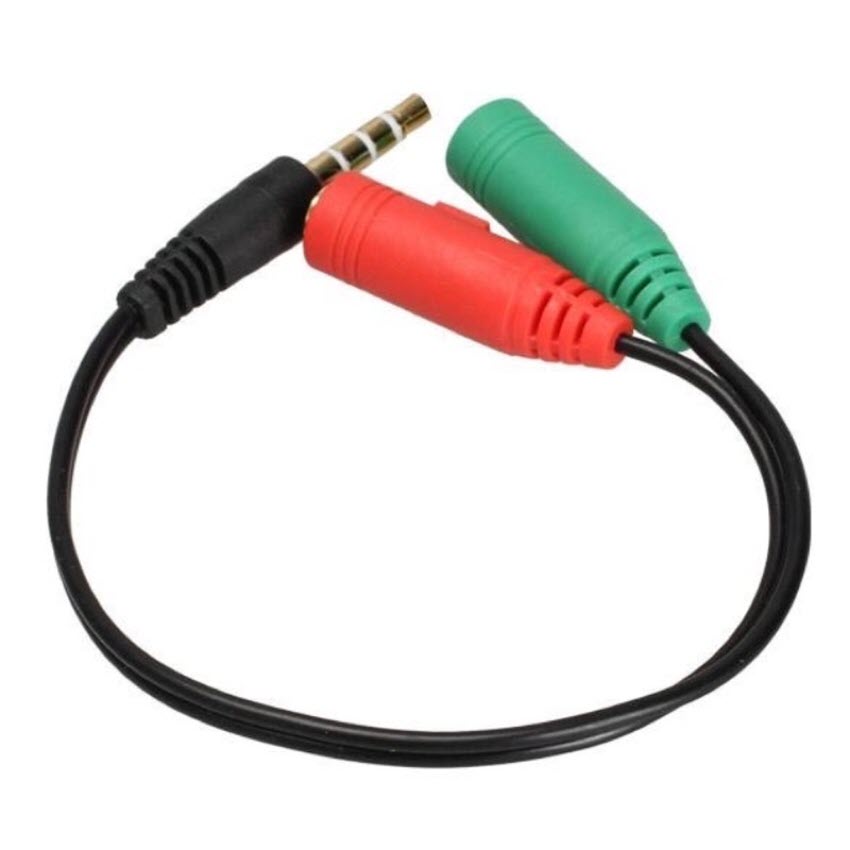 Cáp Chia Mic và Audio cho Điện thoại hát Karaoke