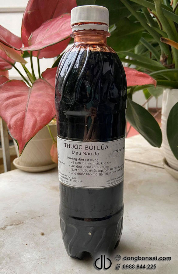 Bôi lũa bonsai màu nâu đỏ 500ml