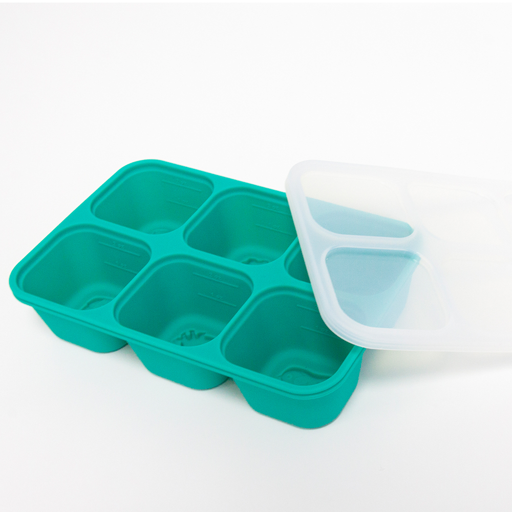 Khay Silicon Trữ Đông Đồ Ăn Dặm Cho Bé Marcus & Marcus - Ollie (60ml x 6 Ngăn)