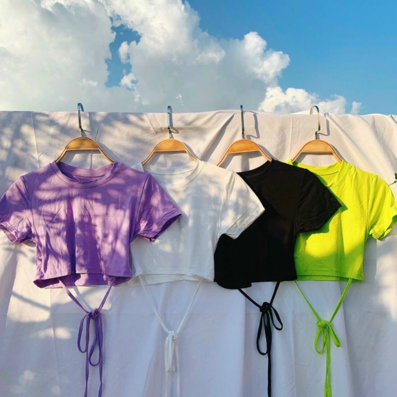 Áo Body Croptop Dây Chéo Bụng Siêu Hot💯👍