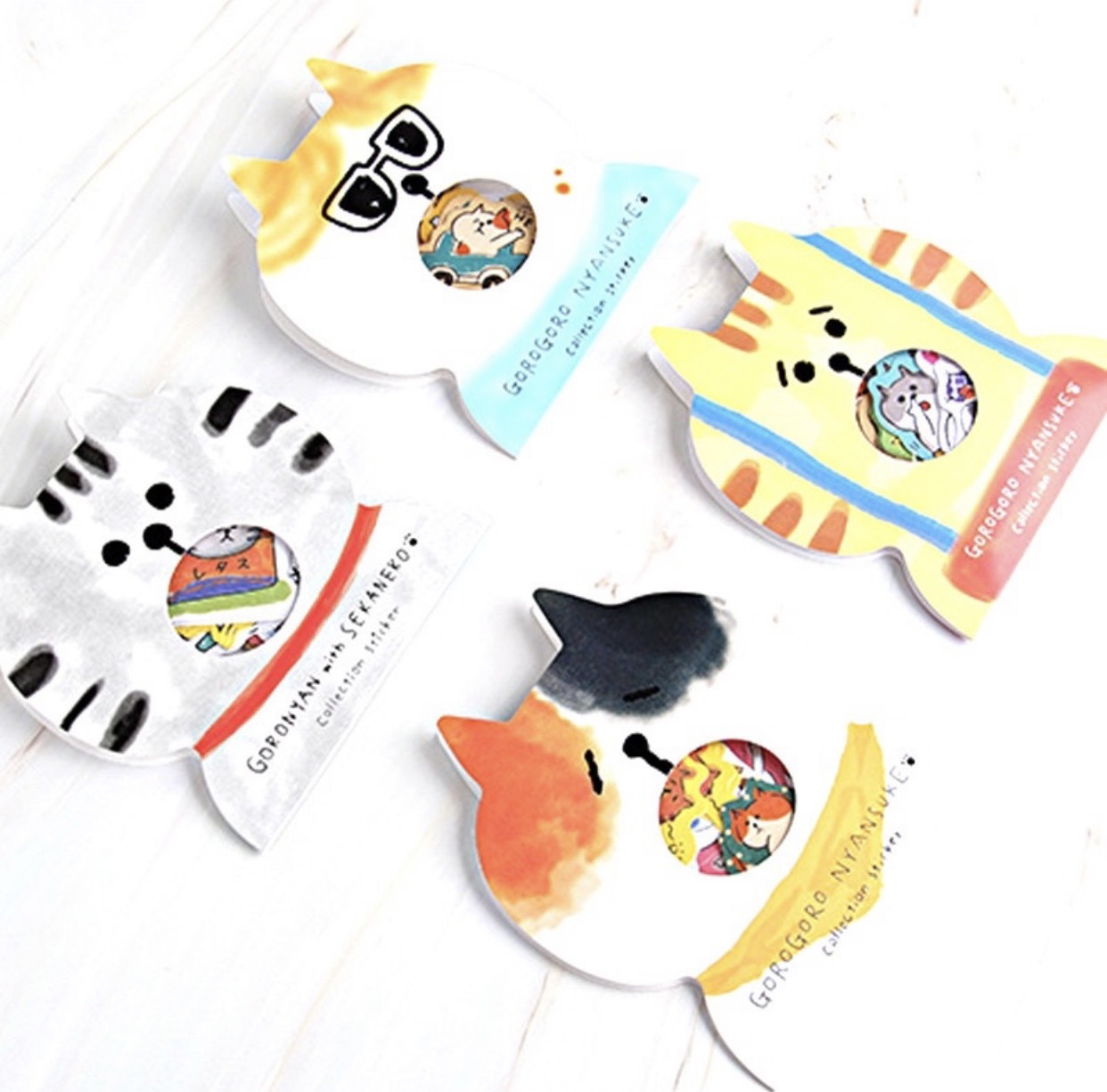 HÌNH DÁN STICKER HÌNH MÈO DỄ THƯƠNG NHIỀU MIẾNG - 30 MIẾNG