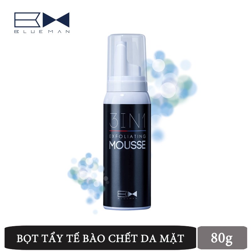 Bọt Tẩy Tế Bào Chết Da Mặt BLUEMAN Sạch Sâu Lỗ Chân Lông 80g giá rẻ