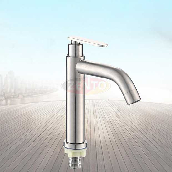 [HCM]Vòi lavabo lạnh inox 304 SUS2114