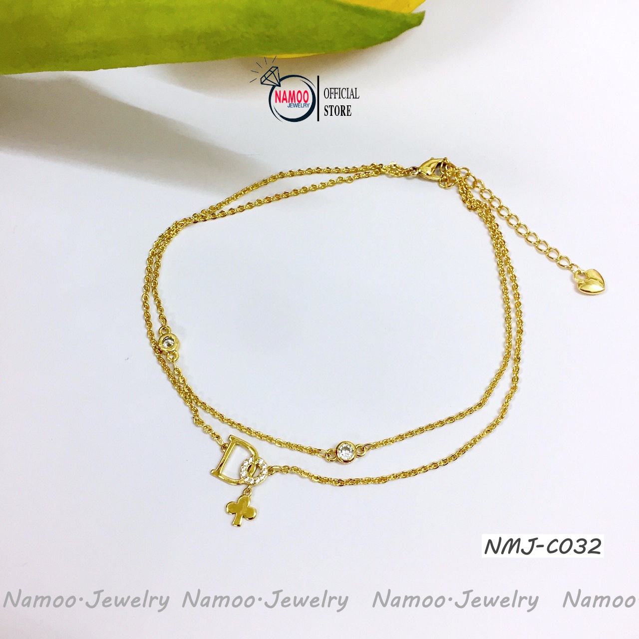 Lắc chân nữ c033,c032 đính đá xinh xắn cho nữ