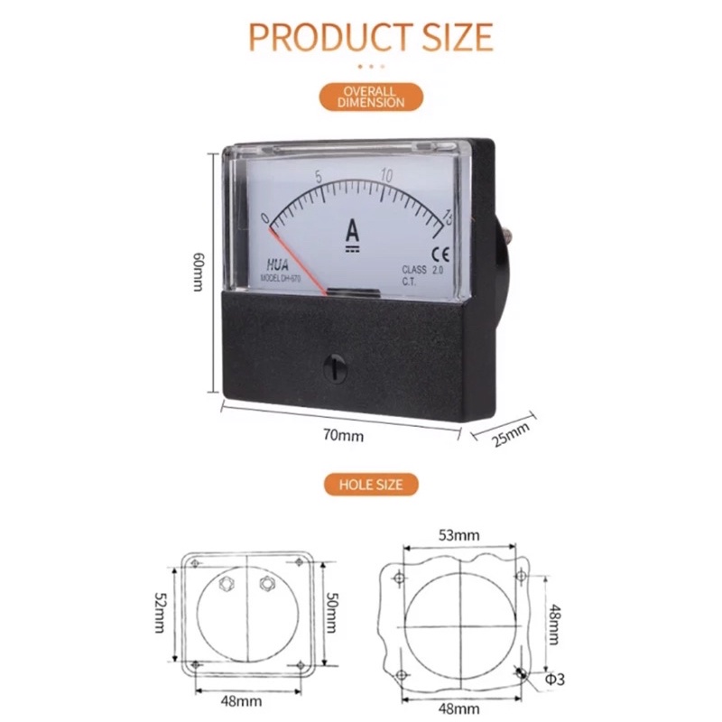 Đồng Hồ Máy Phát Điện 5-8Kw 3Pha 450V