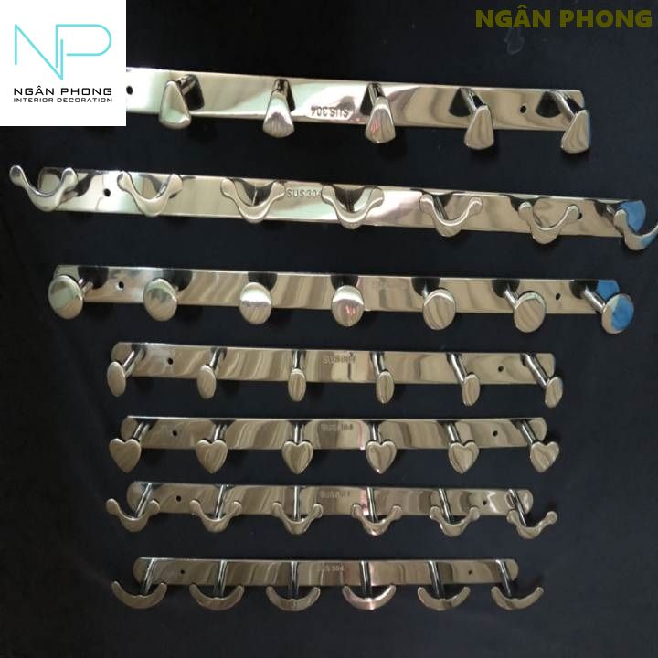 [HCM]MÓC TREO QUẦN ÁO INOX 304 ( MÓC CÂU )