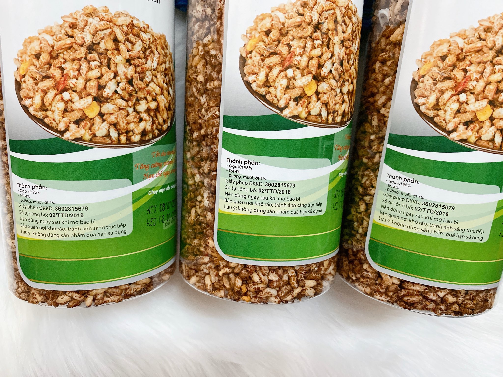 GẠO LỨT CHÁY TỎI 300gram
