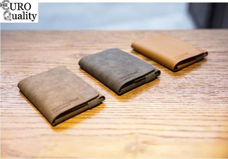 Euro Quality - Ví Mini Wallet - Chiếc ví gấp gọn và thông minh nhất 2019 (2 brown, 2 Grey)