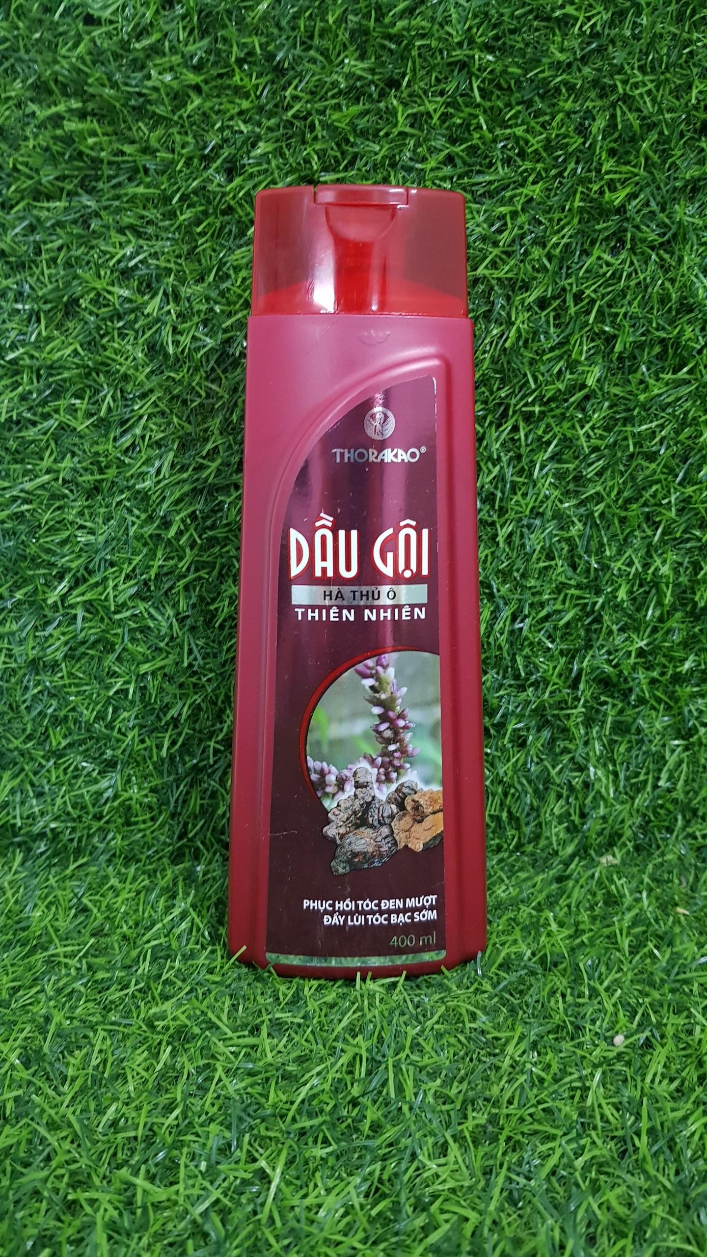 [HCM]Dầu gội hà thủ ô Thorakao 400ml